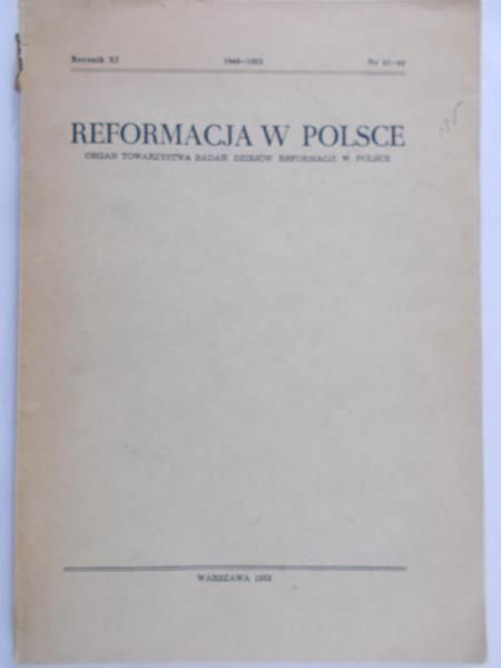 Reformacja w Polsce