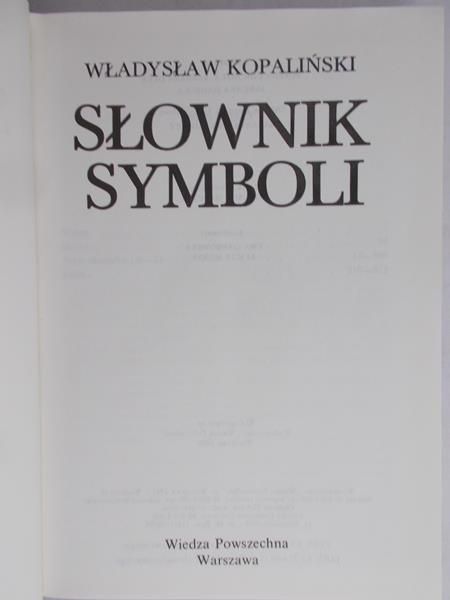 Kopaliński Władysław - Słownik symboli