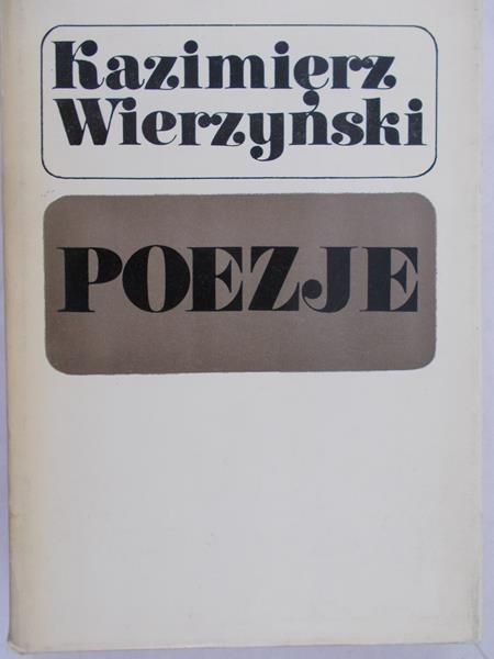Wierzyński Kazimierz- Poezje