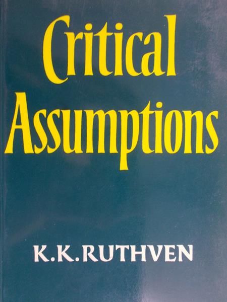 Ruthven K.K. - Critical Assmptions