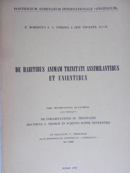 Robertus P - De Habitus Animam Trinitati Assimilantibus et unientibus