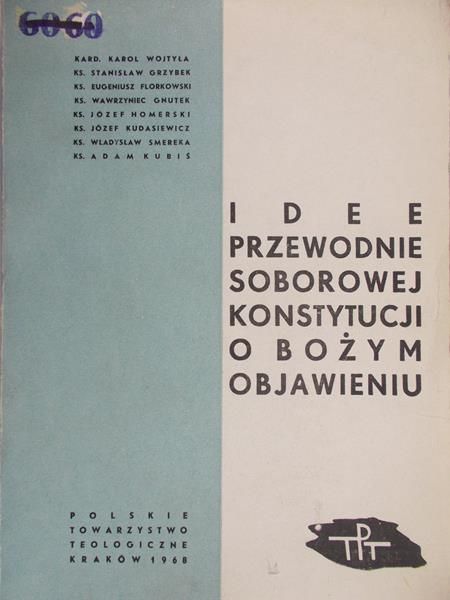 Idee przewodnie soborowej konstytucji o Bożym Objawieniu