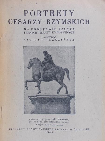 Pliszczyńska Janina - Portrety cesarzy rzymskich, 1946 r.