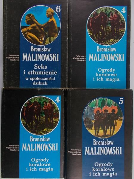 Malinowski Bronisław -Zestaw 4 książek