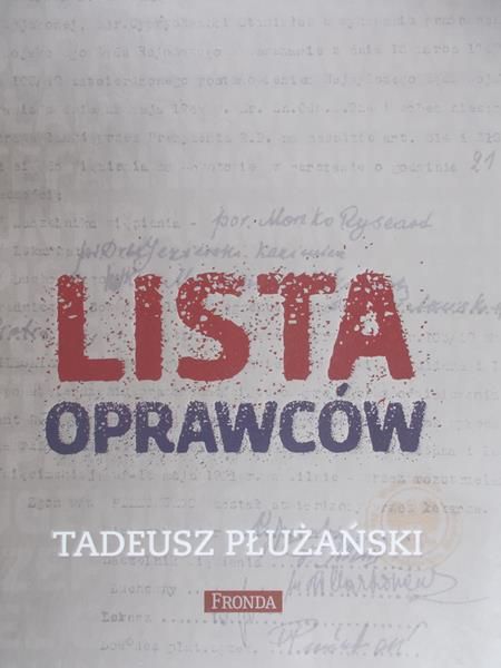 Płużański Tadeusz - Lista oprawców