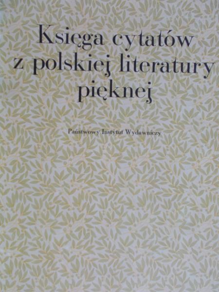 Hertz Paweł - Księga cytatów z polskiej literatury pięknej