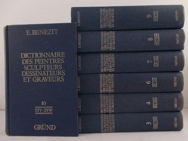 Benezit, E. - Dictionnaire Des peintres Sculpteurs Dessinateurs et Graveurs, 7 Volume