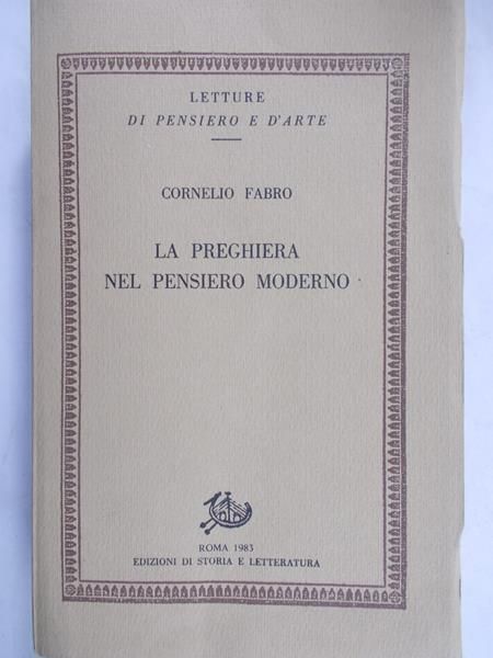 Fabro Cornelio - La preghiera nel pensiero moderno