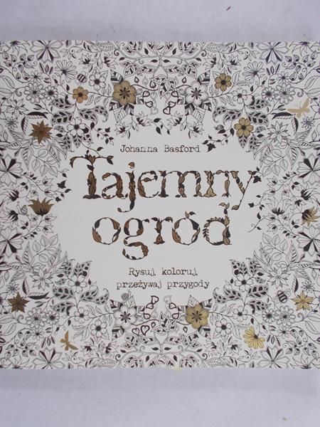 Basford Johanna - Tajemny ogród dla wtajemniczonych Książka do kolorowania z wyrywanymi kartkami