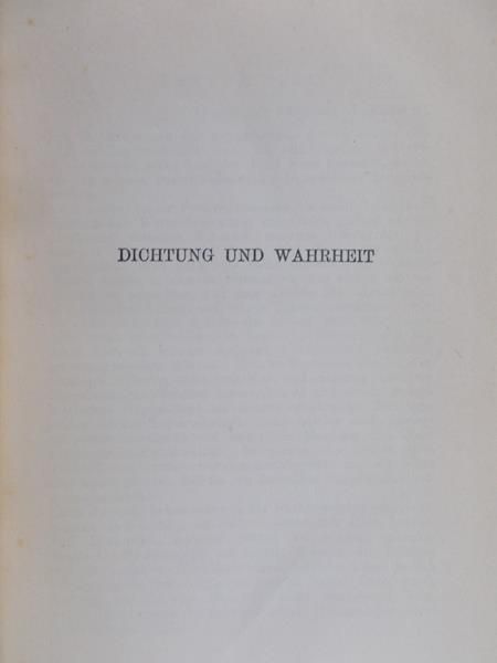 Goethe Johann Wolfgang - Dichtung Und Wahrheit,9-10,1927 r