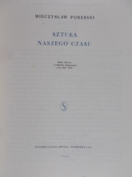 Porębski M. - Sztuka naszego czasu