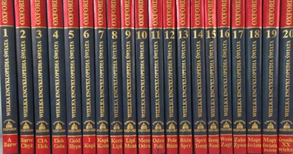Wielka Encyklopedia Świata Oxford - komplet, Tom I-XX
