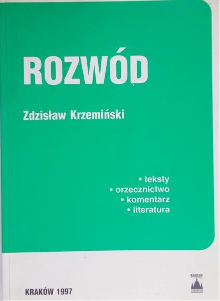 Krzemiński Zdzisław - Rozwód