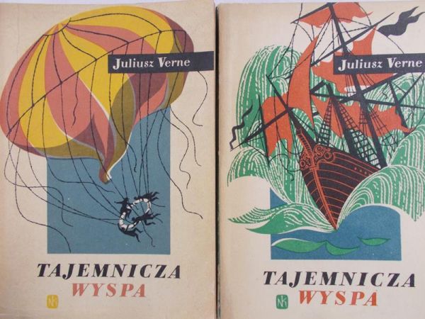 Verne Juliusz - Tajemnicza wyspa. Tom  I - II
