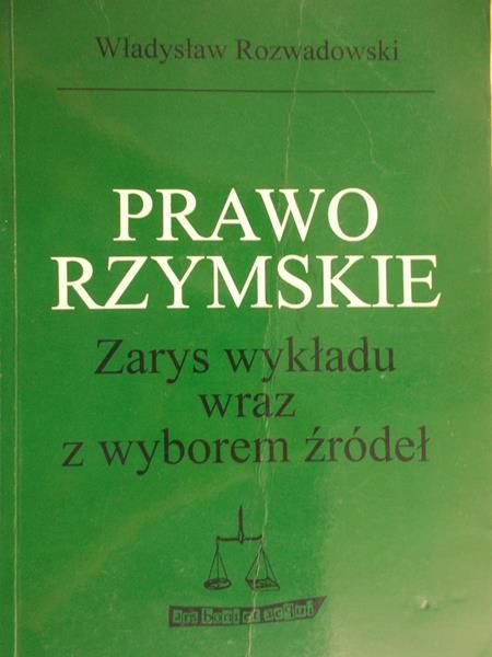 Rozwadowski Władysław - Prawo rzymskie