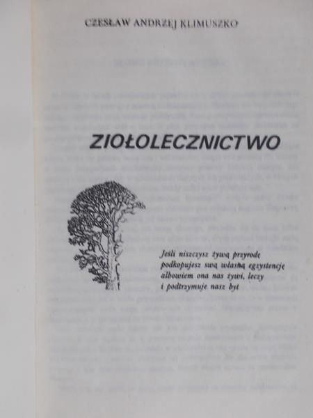 Klimuszko Andrzej Czesław - Ziołolecznictwo