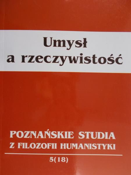 Klawiter Andrzej (red.) - Umysł a rzeczywistość