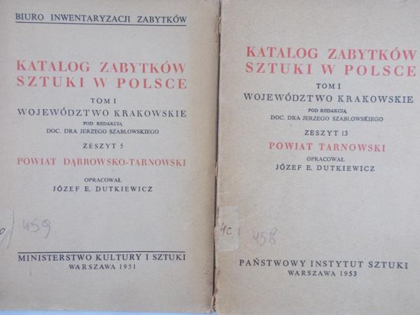 Szablowski Jerzy (red.) - Katalog zabytków sztuki w Polsce, tom I, zeszyt 13 i 5