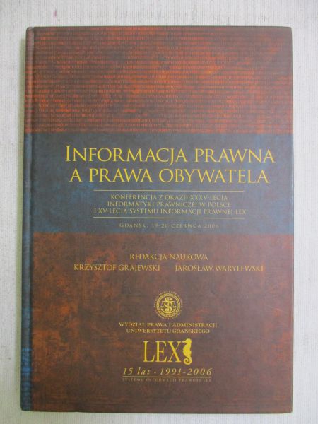 Grajewski Krzysztof (red.) - Informacja prawna a prawa obywatela