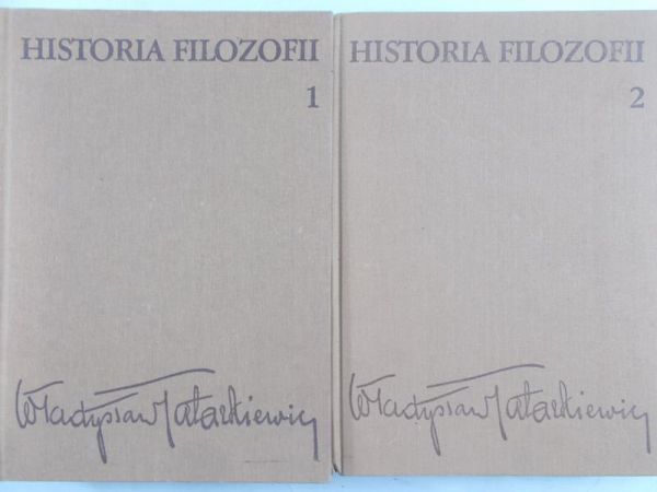 Tatarkiewicz Władysław - Historiafilozofii, Tom I-II