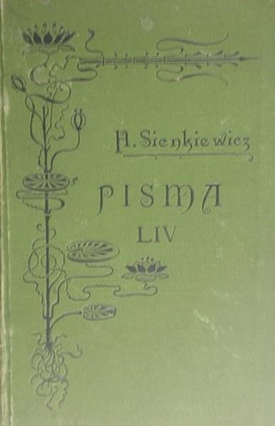 Pisma Henryka Sienkiewicza, tom LlV, 1903 r.