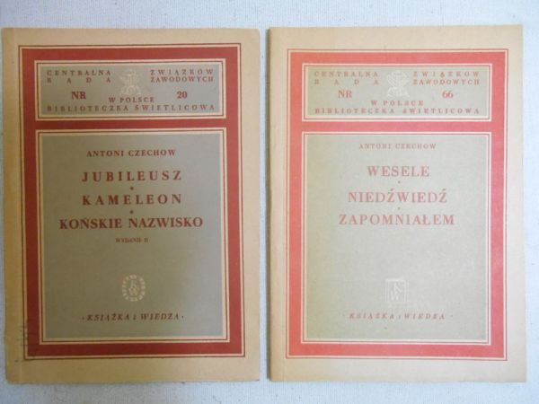 Czechow Antoni - Jubileusz, Kameleon, Końskie nazwisko, 1949-1950 r.