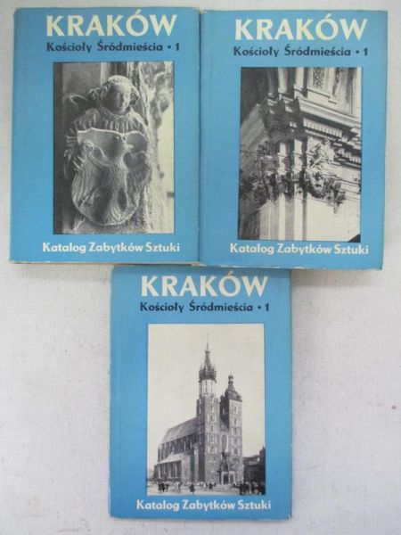 Bochnak Adam (red.) - Kraków. Katalog zabytków sztuki w Polsce, 3 książki