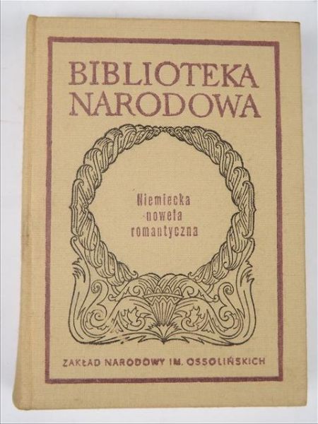 Niemiecka nowela romantyczna, BN
