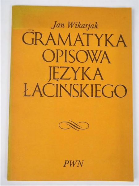 Gramatyka opisowa języka łacińskiego
