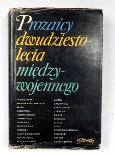 Prozaicy dwudziestolecia międzywojennego. Sylwetki