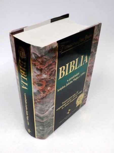 Biblia w przekładzie księdza Jakuba Wujka z 1599 r.