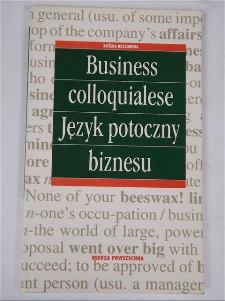 Business colloquialese. Język potoczny biznesu