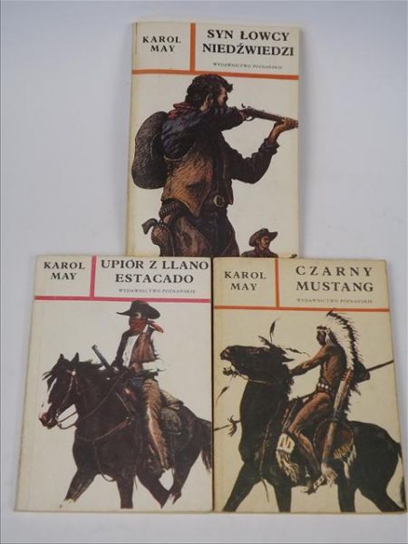 Karol May - Syn Łowcy niedźwiedzi/Upiór z LLano Estacado/Czarny Mustang