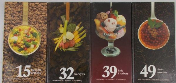 Łebkowski Marek - Encyklopedia sztuki kulinarnej, 4 książek