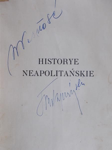 Chłędowski Kazimierz - Historye neapolitańskie  wiek XIV-XVIII, 1917 r.