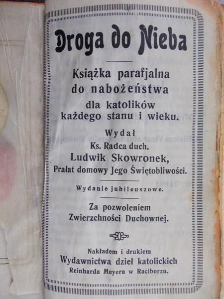 Skowronek Ludwik - Droga do Nieba 1926 r