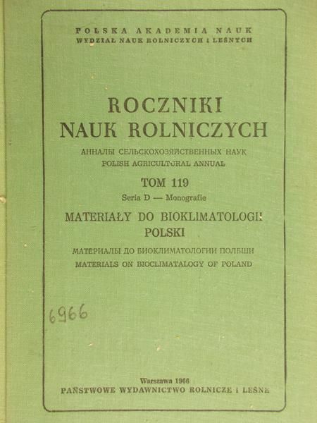 Abgarowicz Franciszek - Roczniki nauk rolniczych. Tom 119