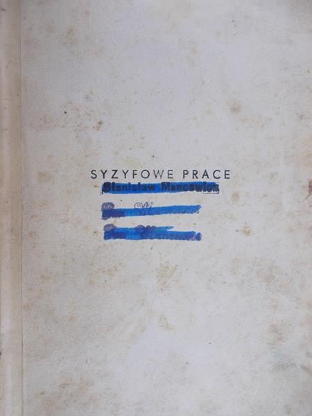 Żeromski Stefan - Syzyfowe prace, 1924 r.