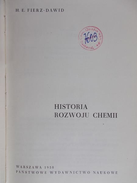 Historia rozwoju chemii