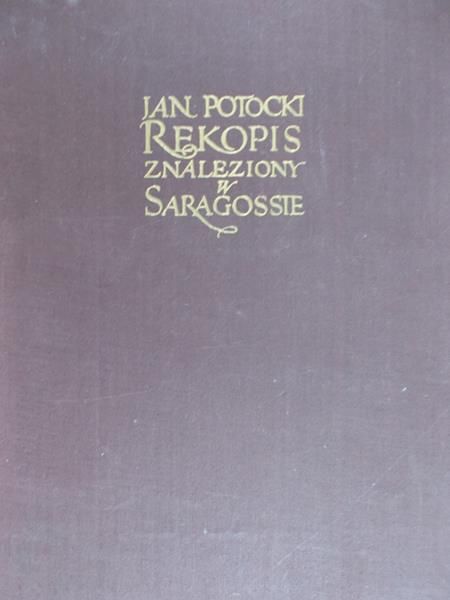 Potocki Jan - Rękopis znaleziony w Saragossie