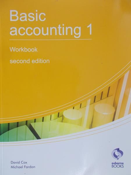 Cox David - Basic accounting 1, workbook