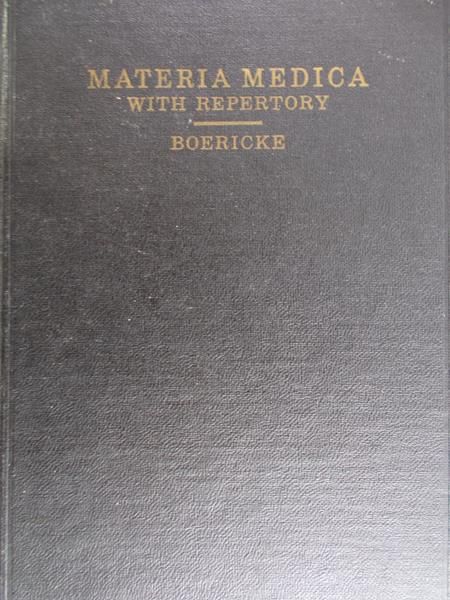 Boericke Willia - Homeopatic Mateial Medical, 1927r.