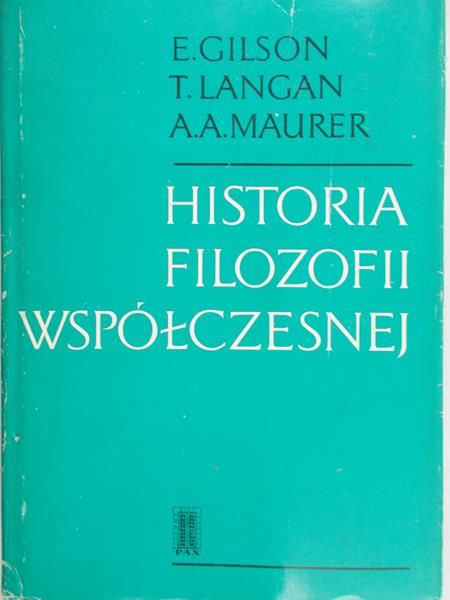 Gilson E. - Historia filozofii współczesnej