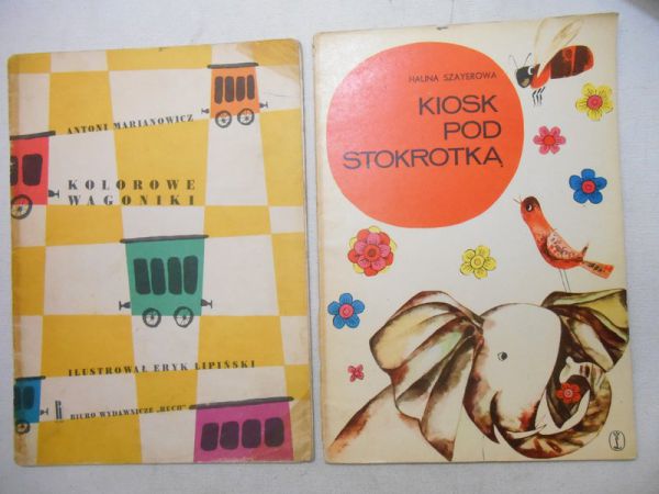 Marianowicz Antoni, Szayerowa Halina  - Kolorowe wagoniki / Kiosk opod stokrotką