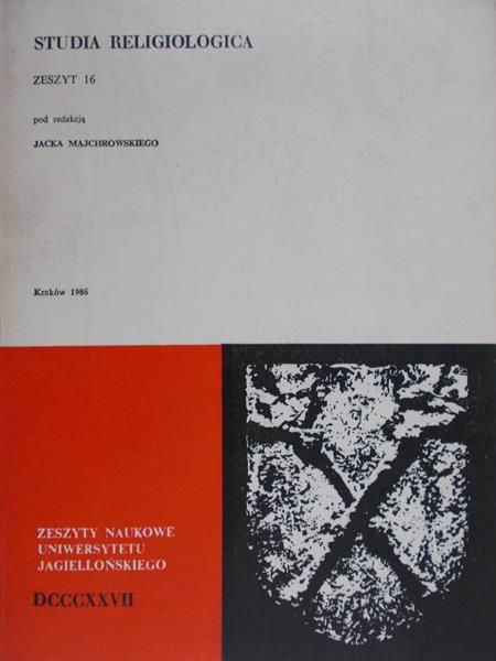 Majchrowski Jacek (red.) - Studia Religiologica