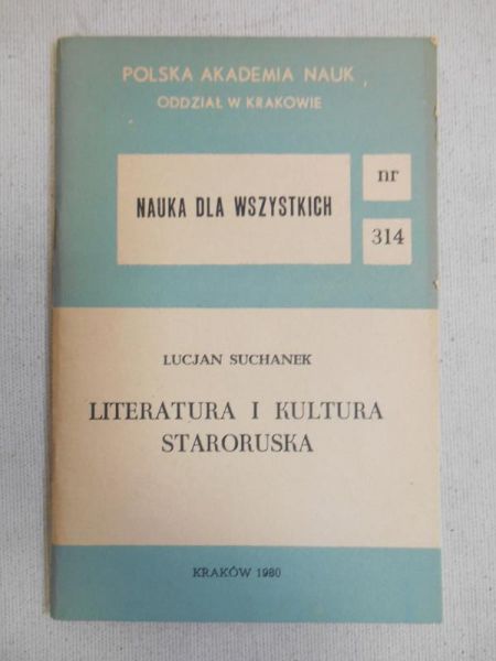 Suchanek Lucjan - Literatura i kultura staroruska