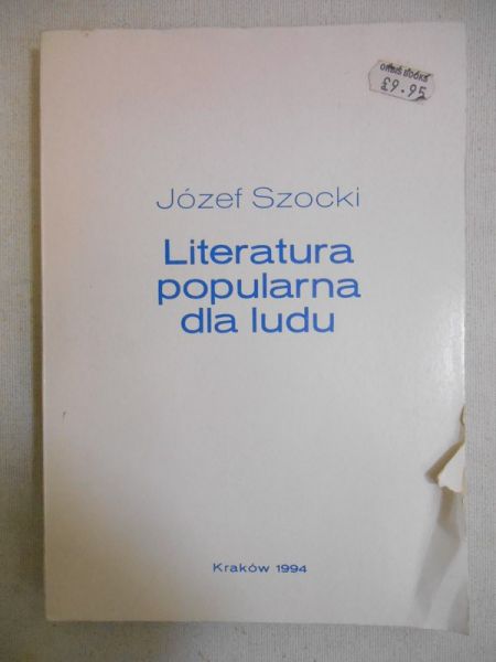 Szocki Józef - Literatura popularna dla ludu