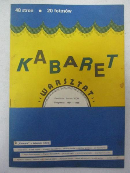 Kabaret - Warsztat. Kawiarnia hotelu MDM