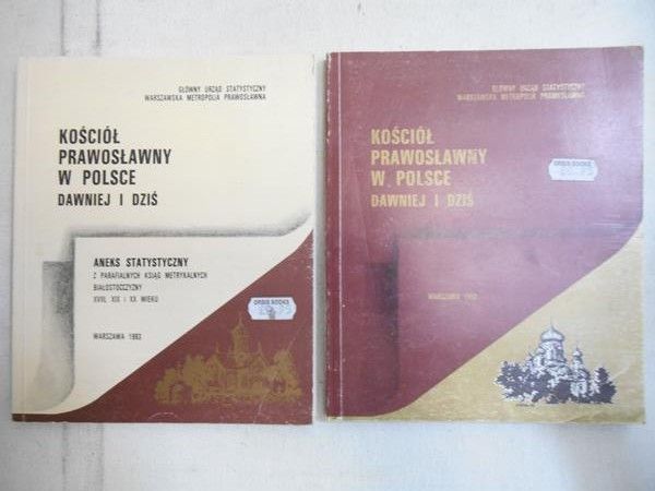 Adamczuk Lucjan - Kościół prawosławny w Polsce dawniej i dziś / Aneks statystyczny