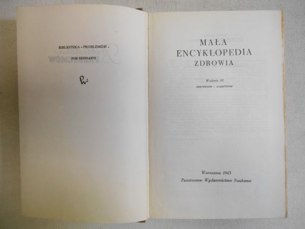 Wolański Jan (red.) - Mała Encyklopedia Zdrowia